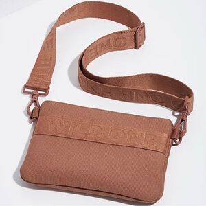Wild One Brown Clutch Wristlet